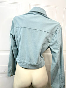 Chloe Corduroy Zipper-Front Jacket