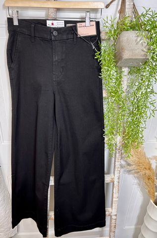 Gabriela Black High-Rise Trousers