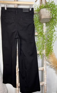 Gabriela Black High-Rise Trousers