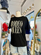 Load image into Gallery viewer, Regina Rodeo Queen T-shirt Black