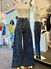 Load image into Gallery viewer, Bianca Sparkly sequence Denim Straight Jeans