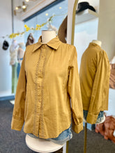 Load image into Gallery viewer, Kaitlyn Light Tobacco Buttoned Down Long Sleeve