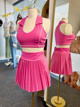Load image into Gallery viewer, Mercedes 2 Piece Crop Top and Pleated Skort Set