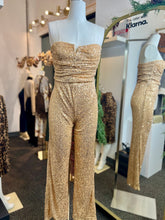 Load image into Gallery viewer, Kayla Gold Sequence Two Piece Set