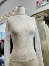 Load image into Gallery viewer, Lola Lace Mock Neck Stretchy Lace Long Sleeve Top