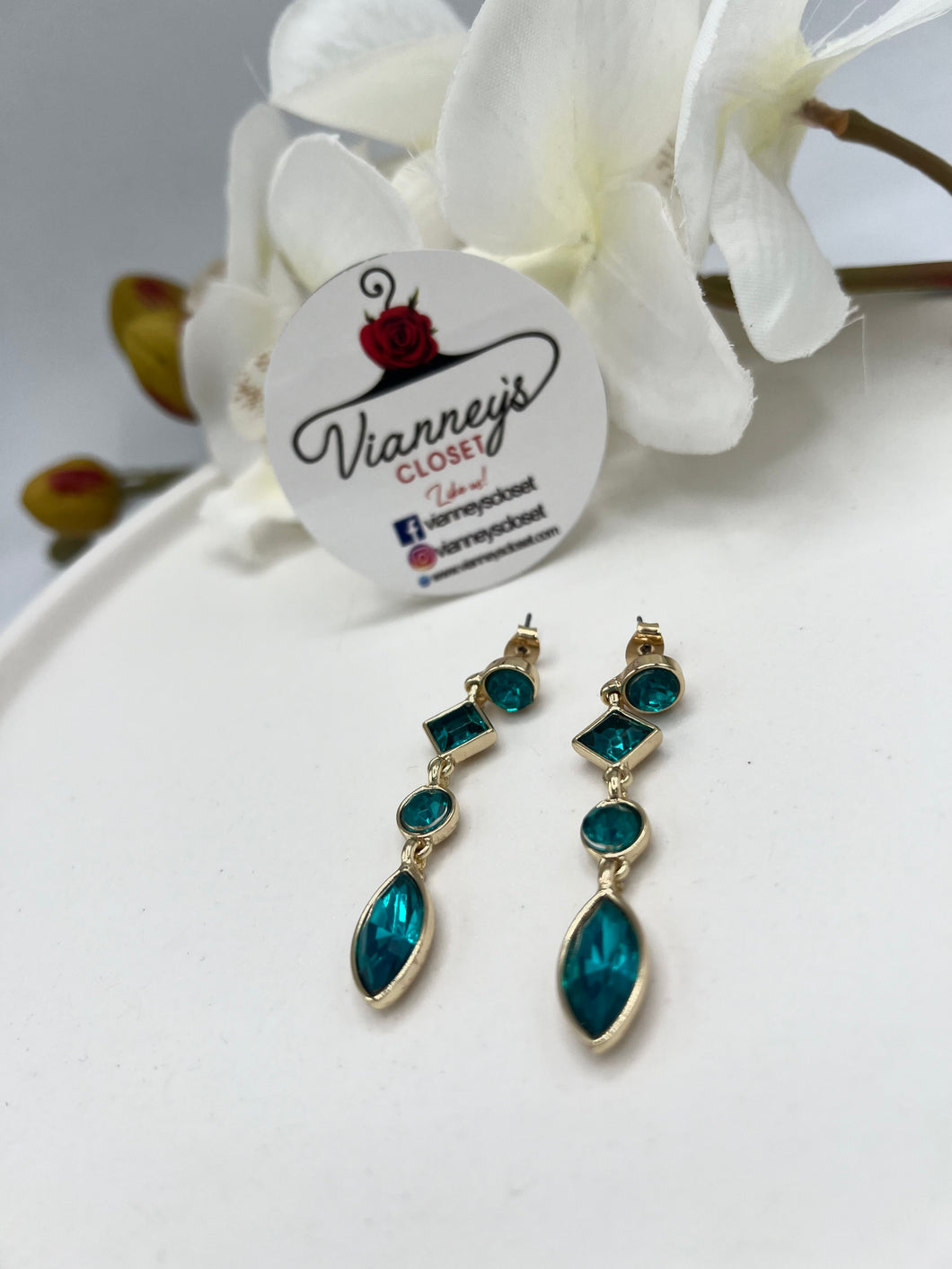 Emma Turquoise Drop Earrings