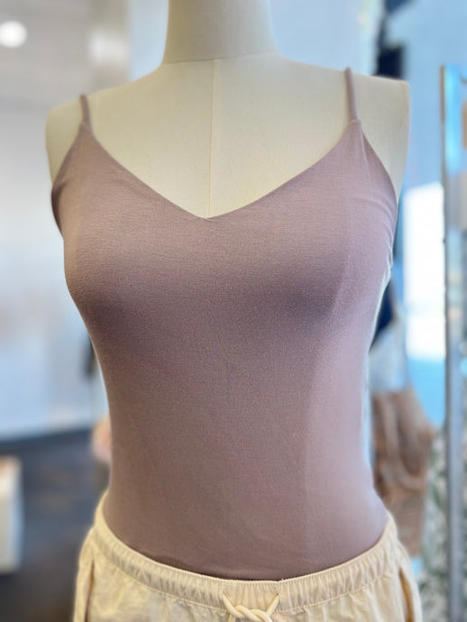 Jessie Olive, White or Mauve Green Tank Top
