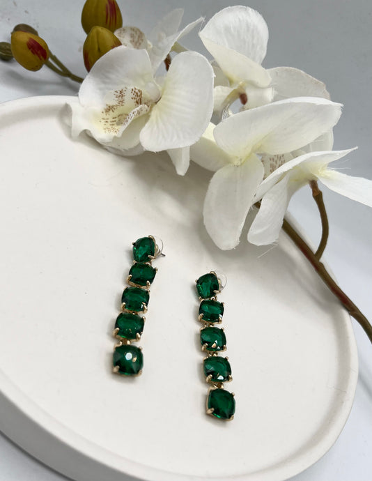 Sofia Esmerald Drop Earrings