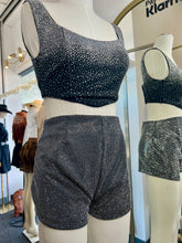 Load image into Gallery viewer, Janice 2 Piece Rhinestone Short Set