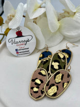 Load image into Gallery viewer, Alanna Animal Print with Gold Tone Earrings