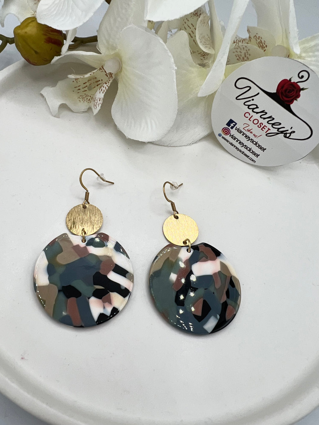 Mariana Multicolor Acrylic Earrings