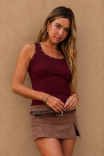 Load image into Gallery viewer, Veda Studded Tank Top
