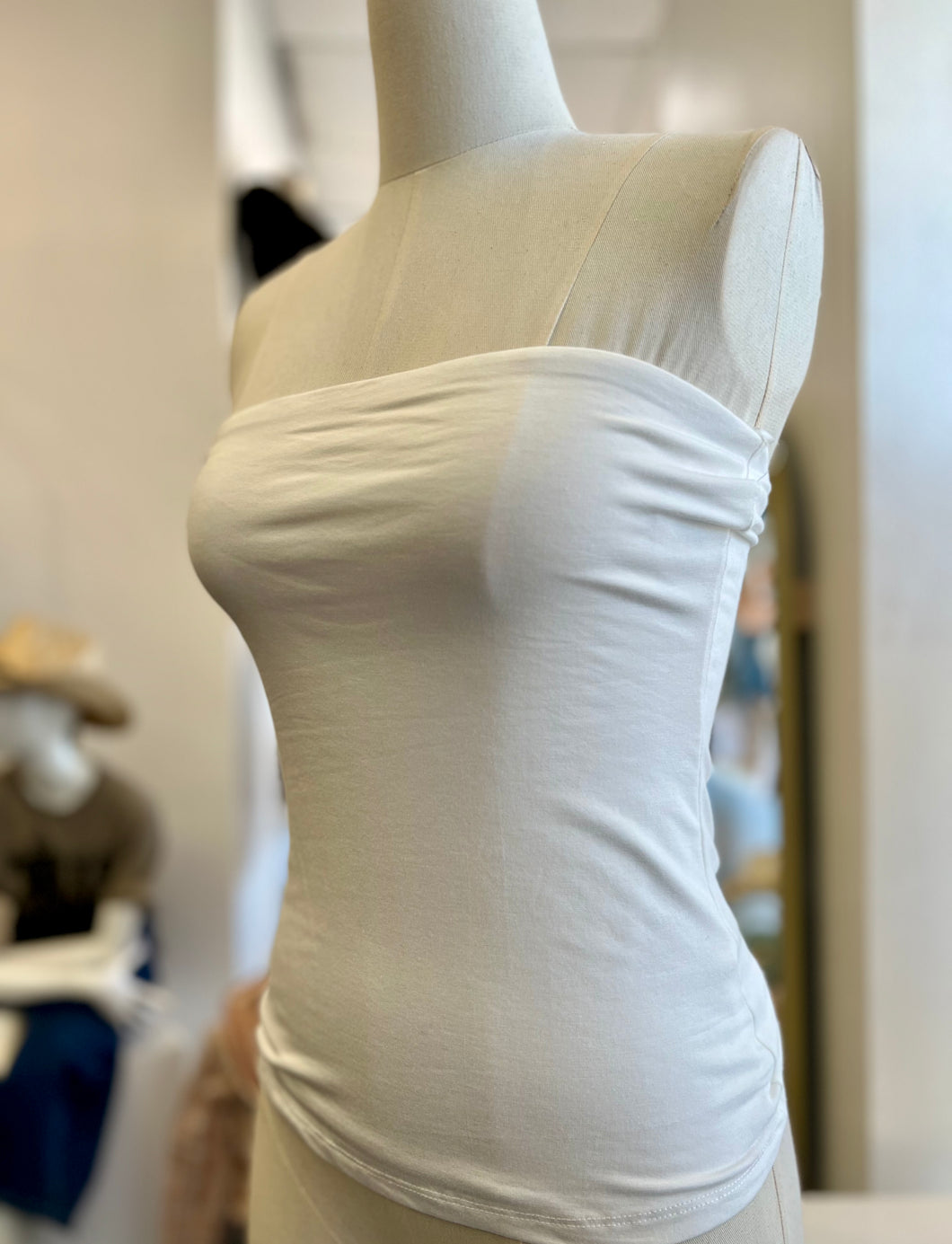 Celia Black or White Strapless Tube Top