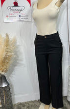 Load image into Gallery viewer, Alinna Black Formal Straight Pants