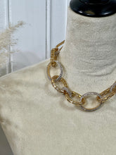 Load image into Gallery viewer, Tiffanny Chunky Chain Necklace Silver and Gold