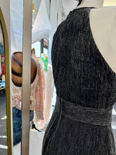 Load image into Gallery viewer, Alayna Rose Gold or Black Halter Neckline Maxi Dress