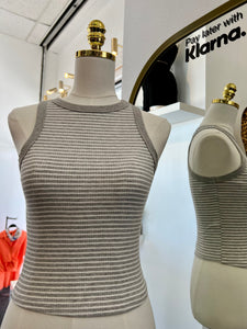 Pauline Sleeveless Basic Lined Tank Top