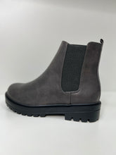 Load image into Gallery viewer, Madison Dark Grey PU Leather Short Boots