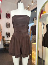 Load image into Gallery viewer, Mae Strapless Flowy Romper