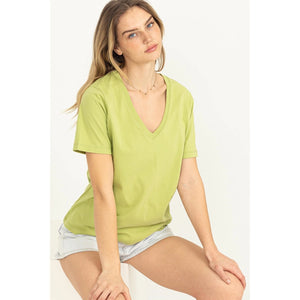 Kristy Solid T-Shirt Top