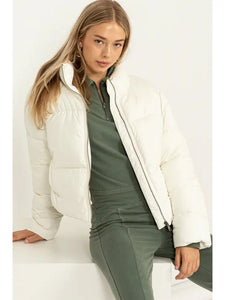 Emily weekend Ivory puffer jacket – Vianney's Closet Emily weekend Ivory puffer jacket – Vianney's Closet