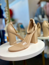 Load image into Gallery viewer, Penelope chunky clear Strap heel