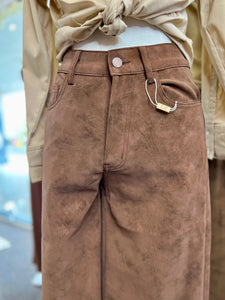 Melissa Coffee Suede Pants