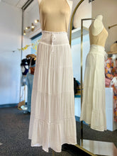 Load image into Gallery viewer, Wendy A Line Smocked Waist Ankle Length Peasant Style Skirt