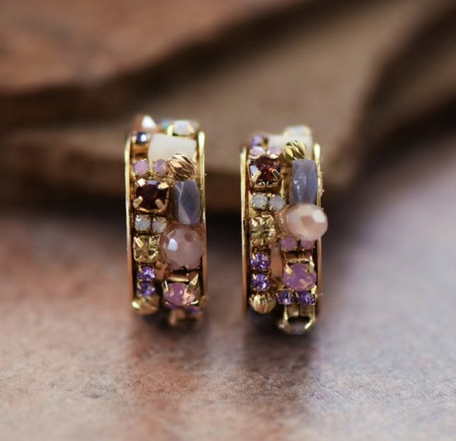 Lucy Cristal hoop Earring