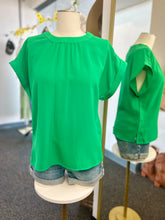 Load image into Gallery viewer, Daniel Fuschia Kelly Green, Fushia and Cobalt Blue Top