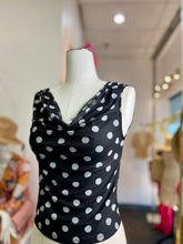 Load image into Gallery viewer, Pamela Polka Dots Mesh Top