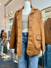 Load image into Gallery viewer, Camila Camel Suede Blazer Button Up