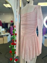 Load image into Gallery viewer, Blair Baby Pink Solid Balloon Sleeve Wrap Front Romper