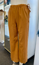 Load image into Gallery viewer, Ariana Light Rust Side Drawstring Wide Leg Pants