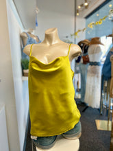 Load image into Gallery viewer, Notorious Allure Cream or Black Satin Cowl Neck Camii Spaghetti Strap Top