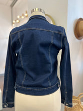 Load image into Gallery viewer, Larissa Long Sleeve Dark Denim Jacket