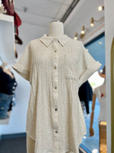 Load image into Gallery viewer, Breland Short Sleeve Button Up Blouse