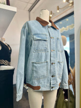 Load image into Gallery viewer, Megan Corduroy Light Denim Front 4 Pocket Jacket