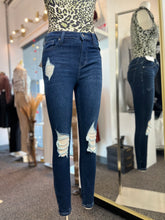 Load image into Gallery viewer, Alice Dark Denim High Rise Ankle Skinny Jeans