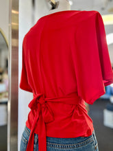 Load image into Gallery viewer, Dayla Short Sleeve Tie Back Top
