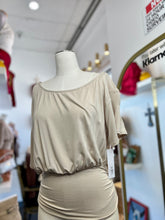 Load image into Gallery viewer, Sabrina Off Shoulder Short Sleeve Ruched Soft Stretchy Top