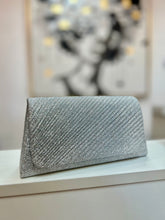 Load image into Gallery viewer, Giselle Gold, Black or Silver Sparkly Clutch