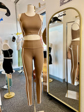 Load image into Gallery viewer, Raven Black, Lilac or Mocha 2 Piece Crop Top Pant Set