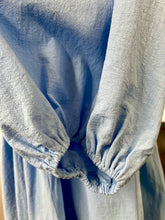 Load image into Gallery viewer, Allyson Baby Blue Puff Sleeve Mini Dress
