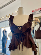 Load image into Gallery viewer, Regina Elegant, Romantic and Effortlessly Chic Ruffle Top