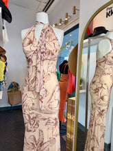 Load image into Gallery viewer, Dayla Floral High Neck Open Back Maxi Dress