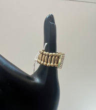 Load image into Gallery viewer, Gold Rhinestone Jumbo Ring