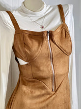 Load image into Gallery viewer, Sienna Suede Spaghetti Strap Mini Dress