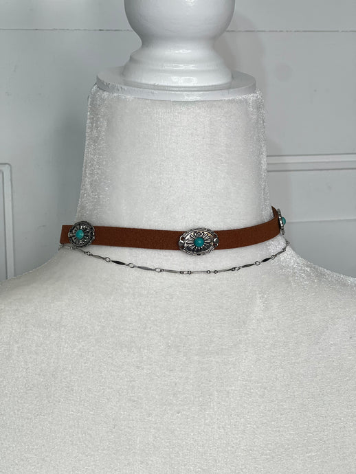 Allyson Western Design Double Chocker