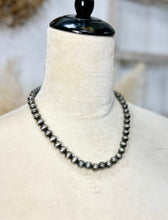 Load image into Gallery viewer, Cartier Bronze or Chrome Beaded Cat Eye Design Necklace